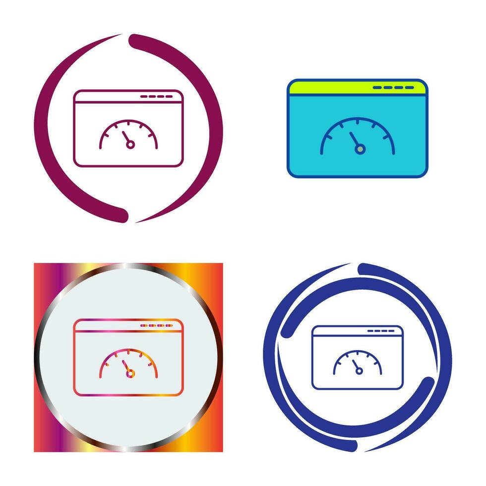 Page Speed Vector Icon