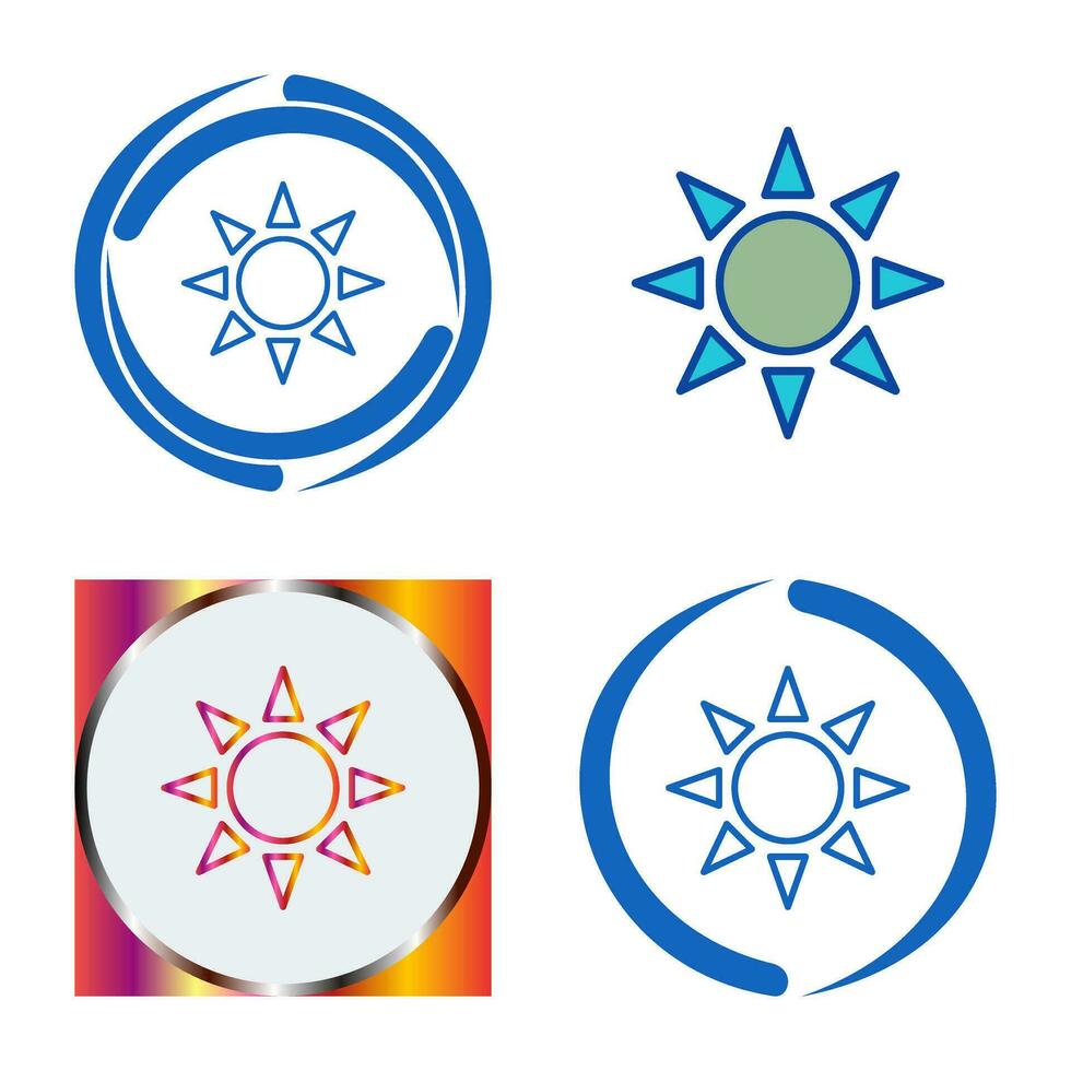 UV Radiation Vector Icon