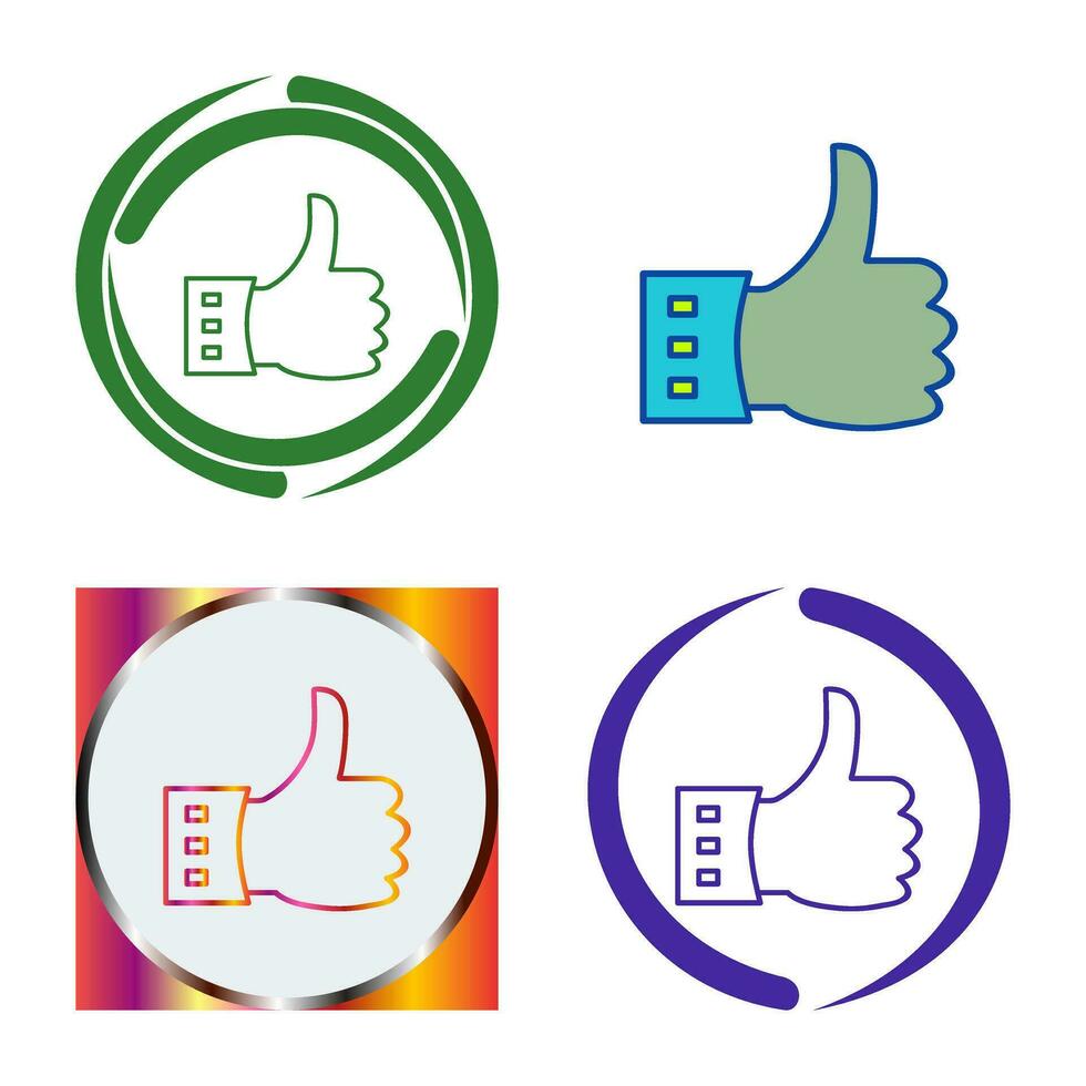 Unique Like Vector Icon