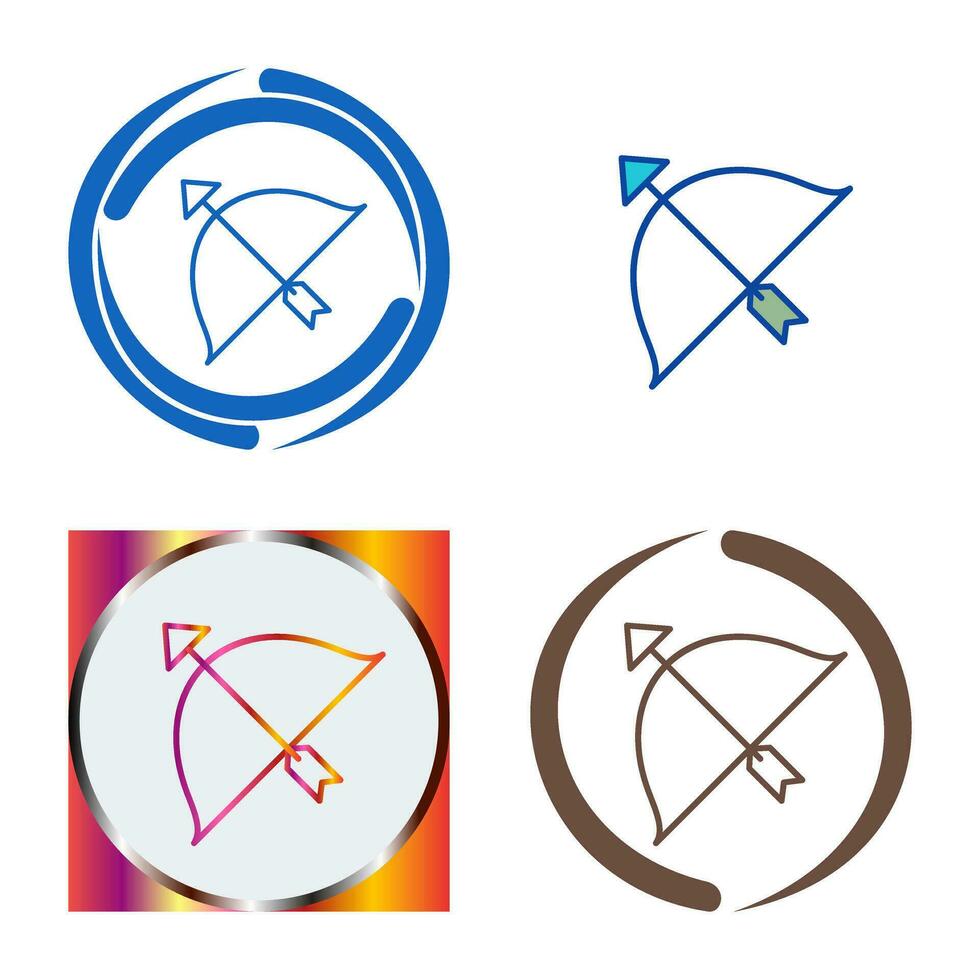 Unique Archery Vector Icon