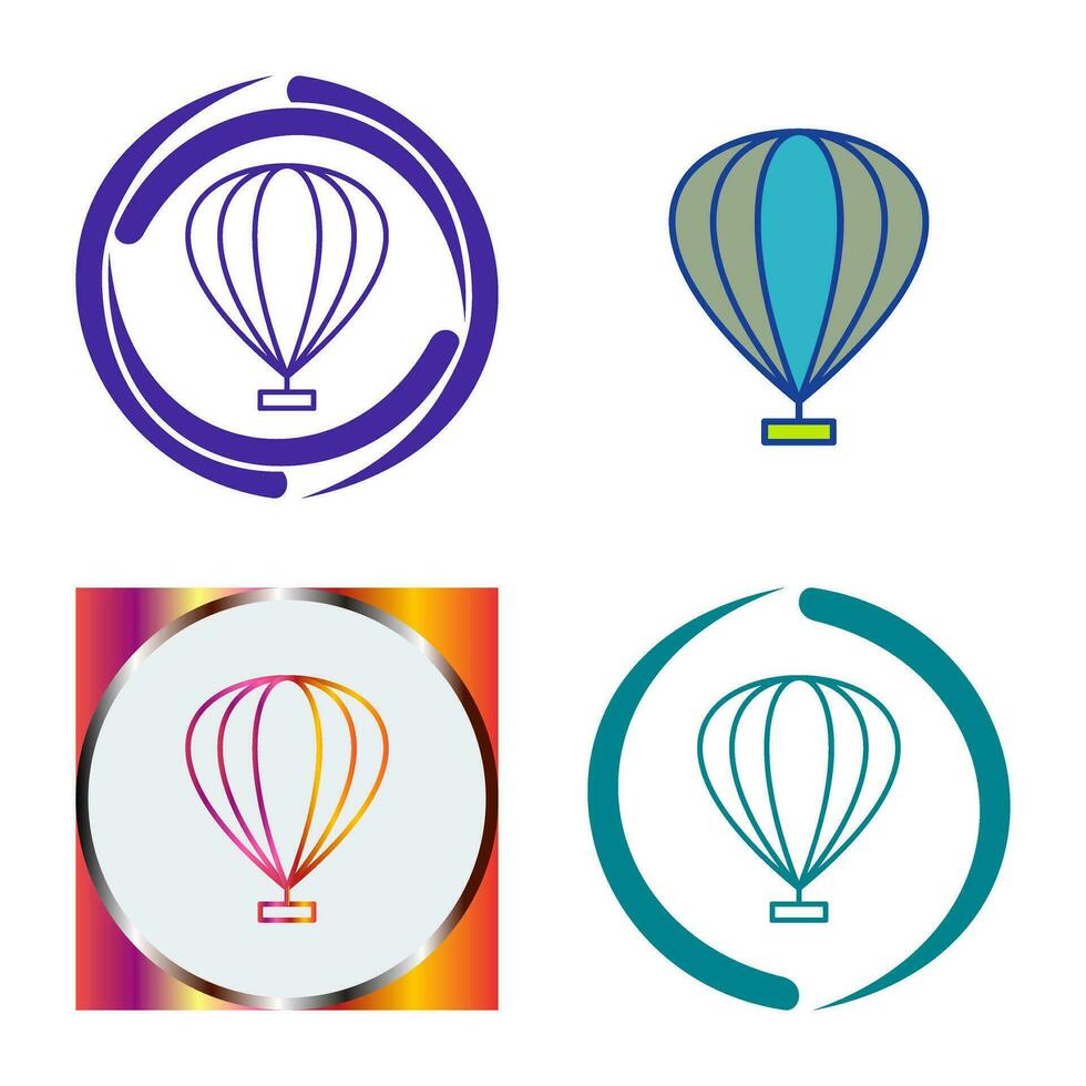 Hot Air Balloon Vector Icon