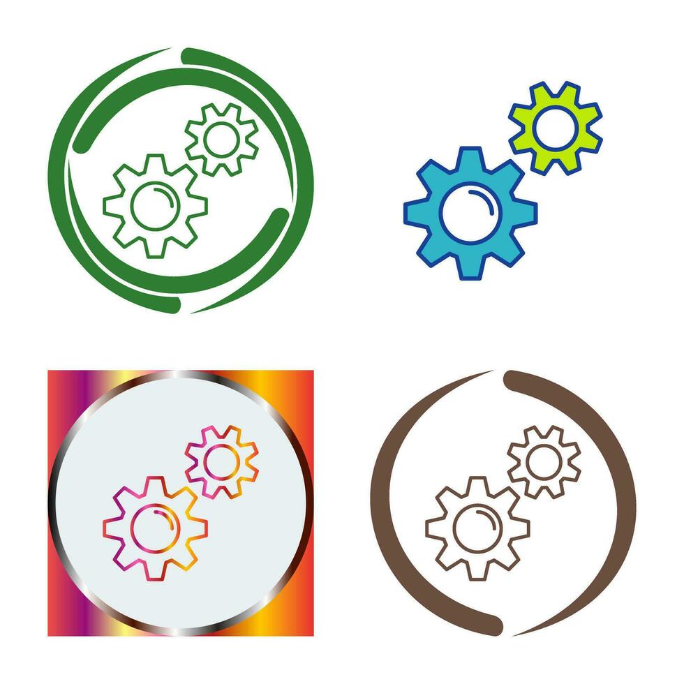 Gears Vector Icon