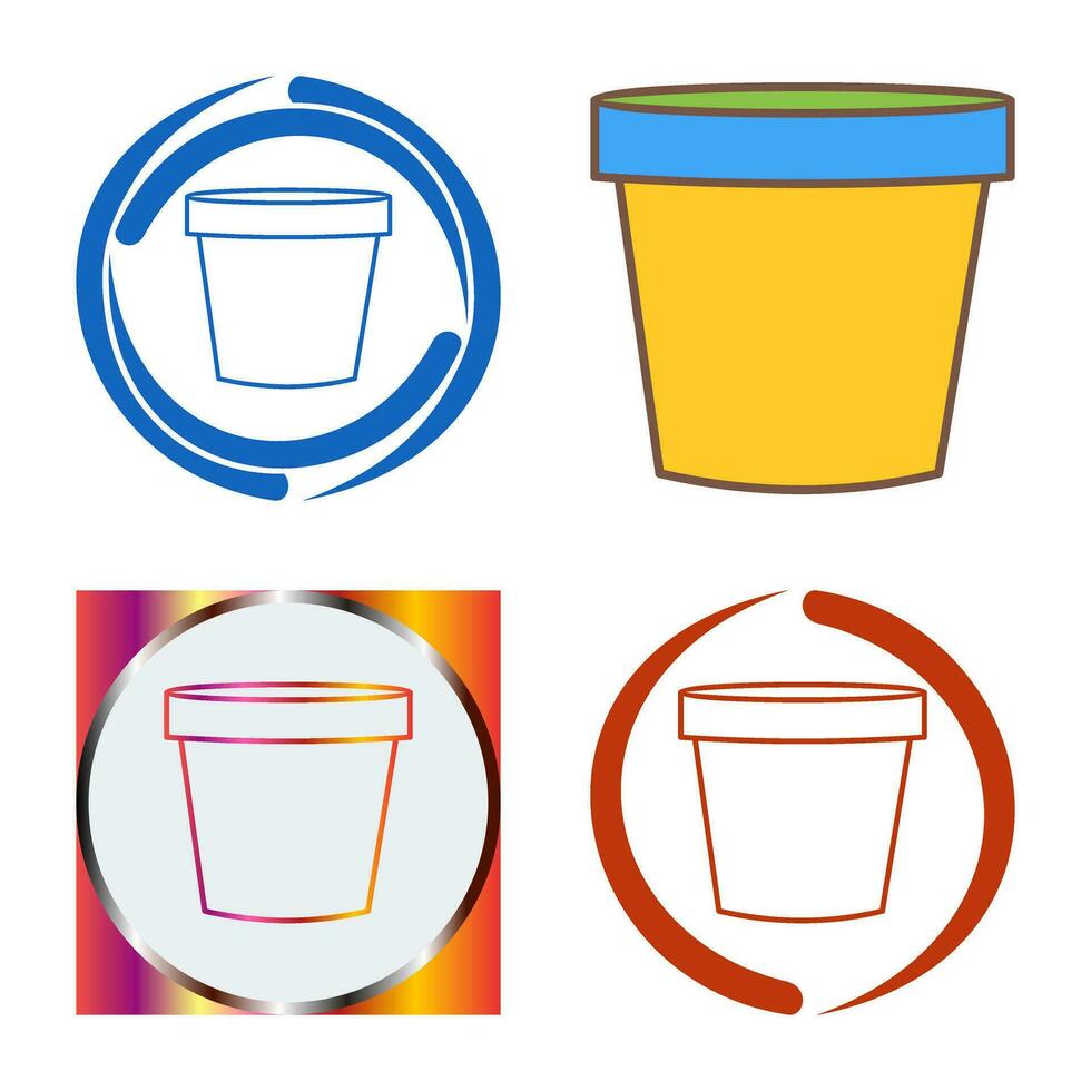 Plant Pot Vector Icon