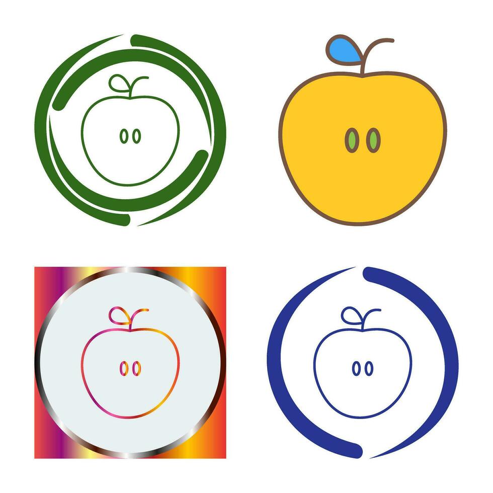 Apples Vector Icon