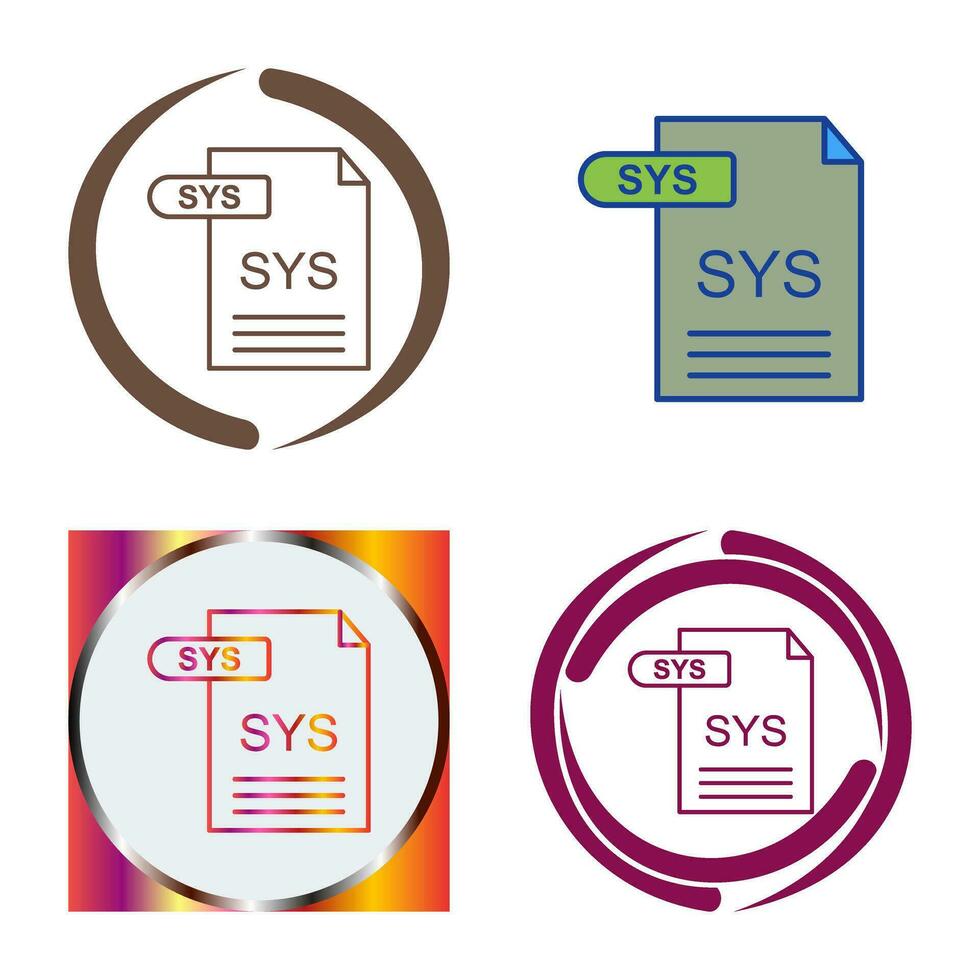 SYS Vector Icon