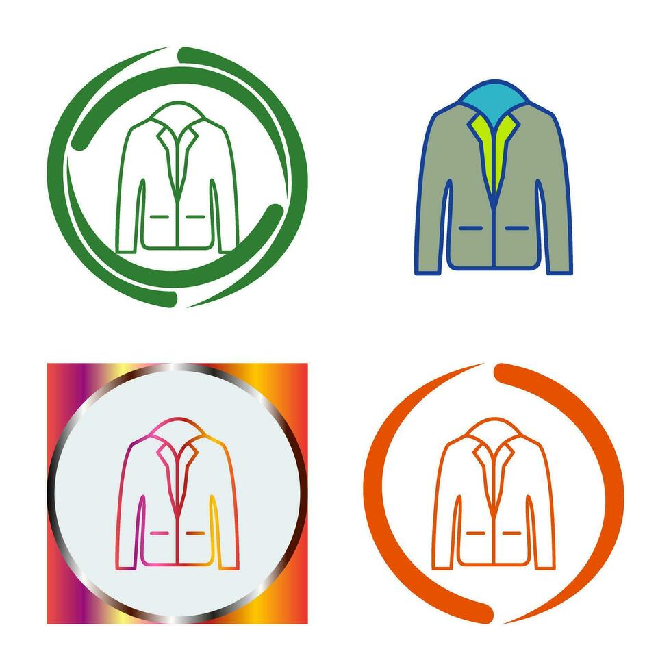 Stylish Jacket Vector Icon