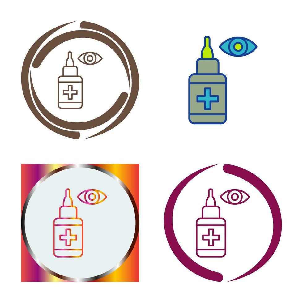 Eye Drop Vector Icon