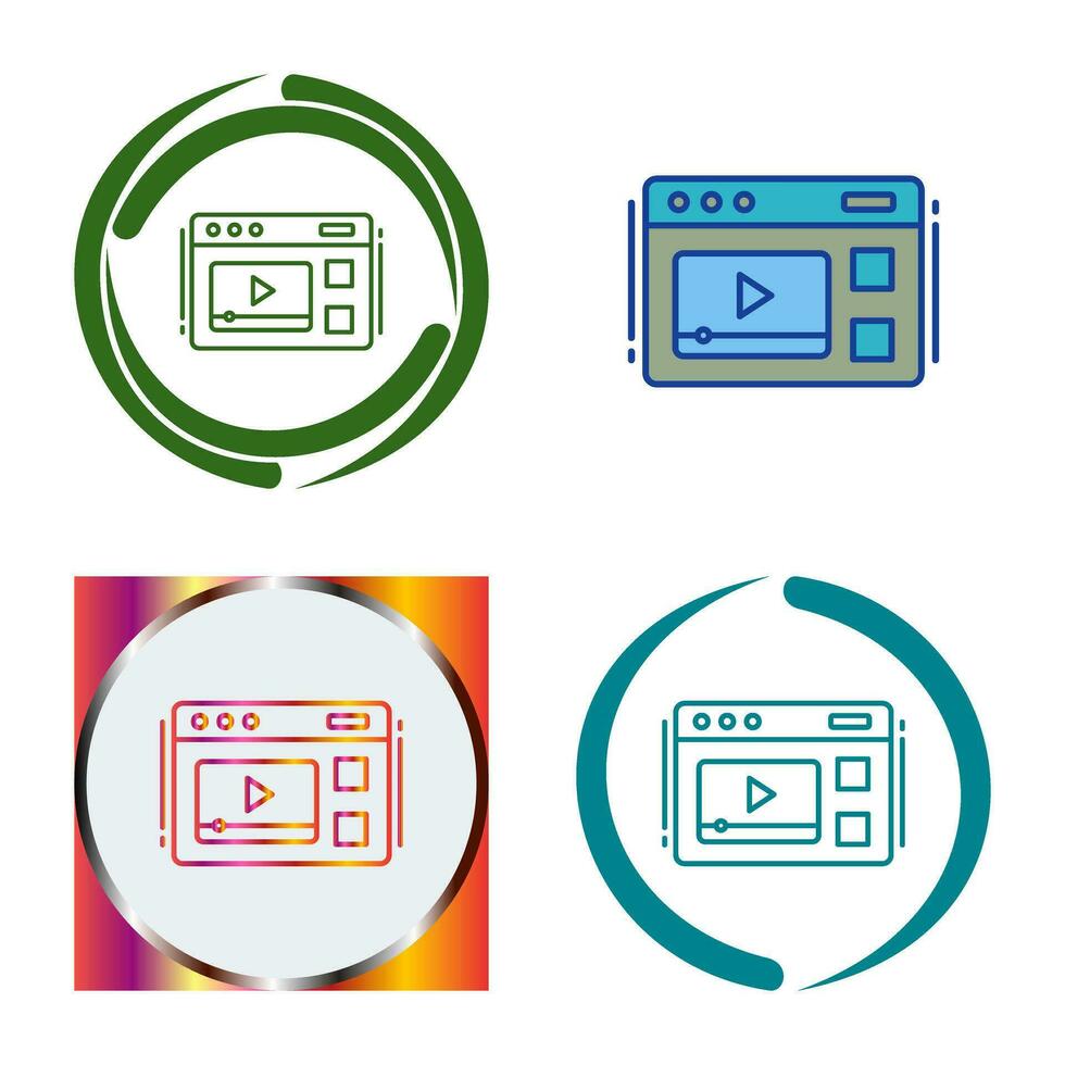 Video Vector Icon