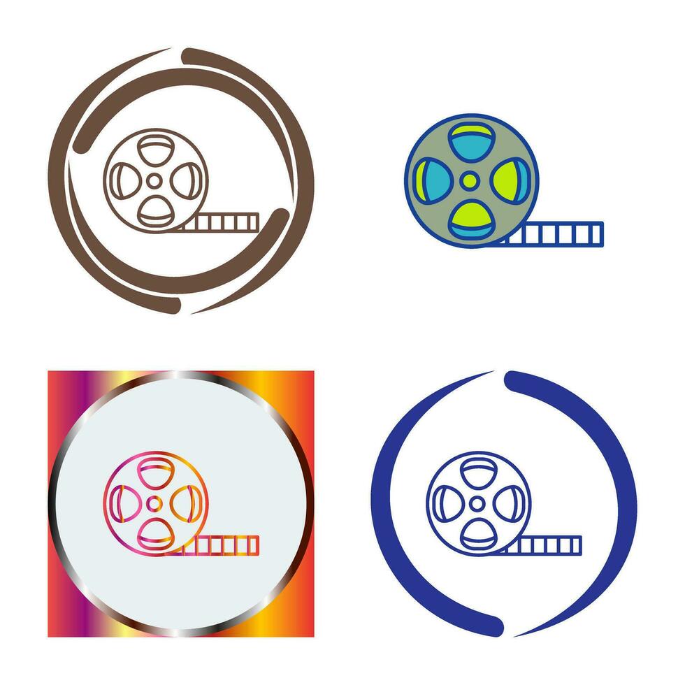 Film Reel Vector Icon