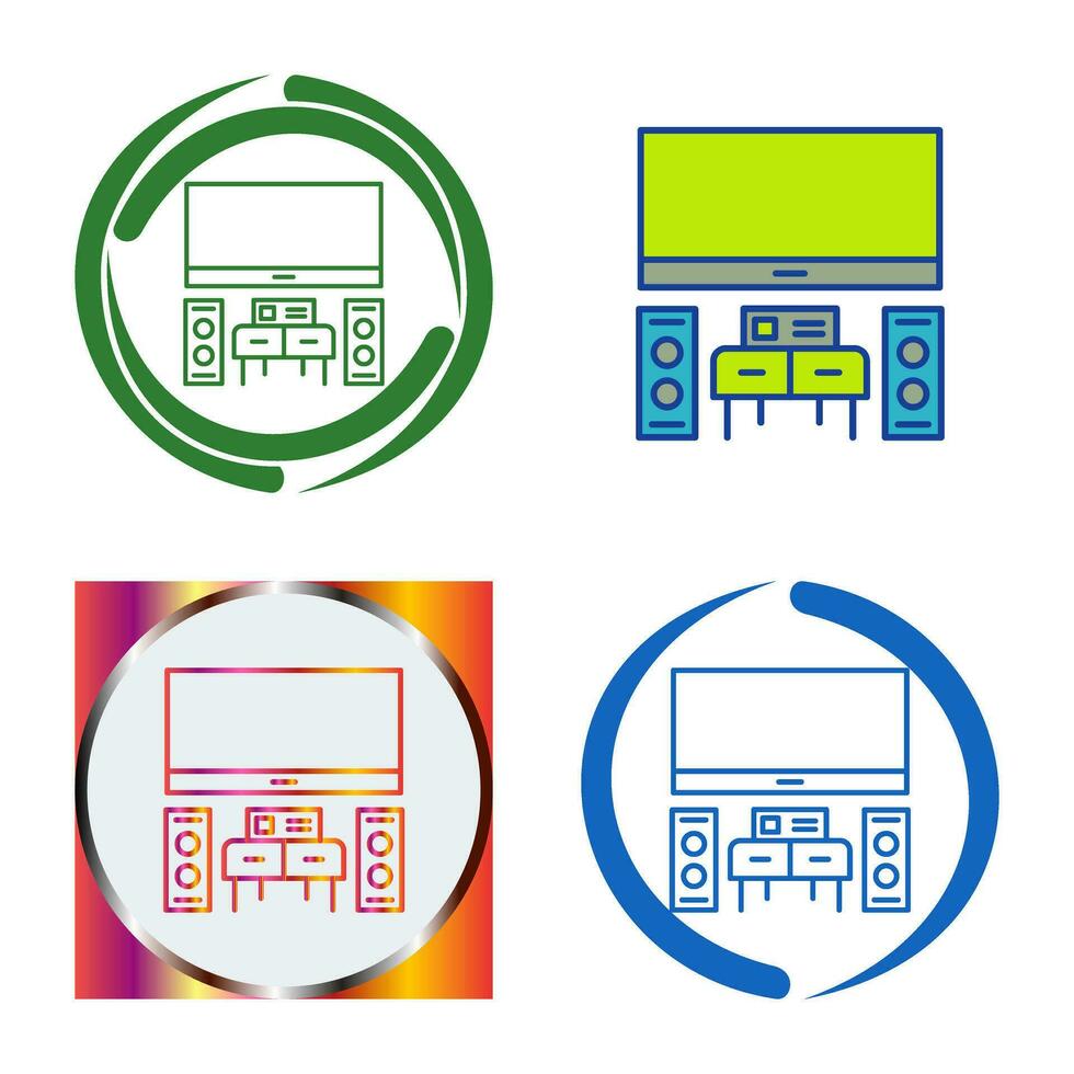 Home Theater Vector Icon