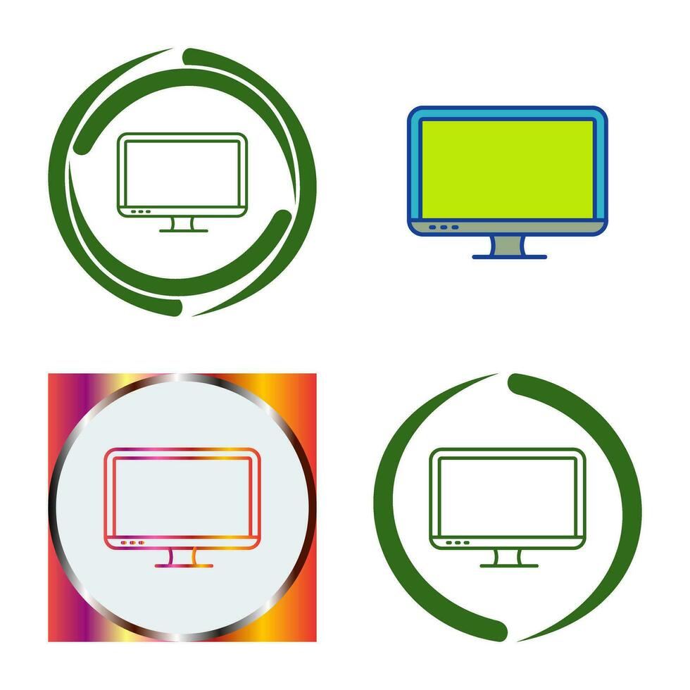 Lcd Vector Icon