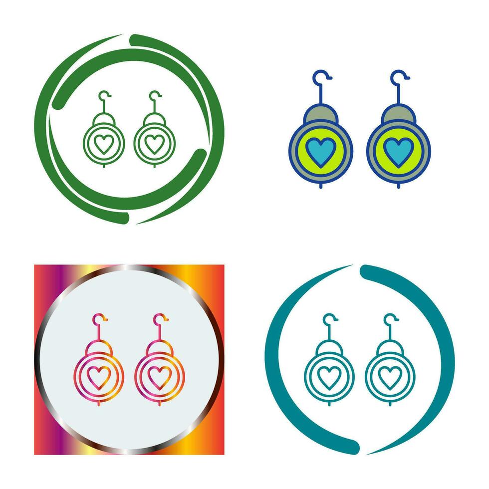 Earrings Vector Icon