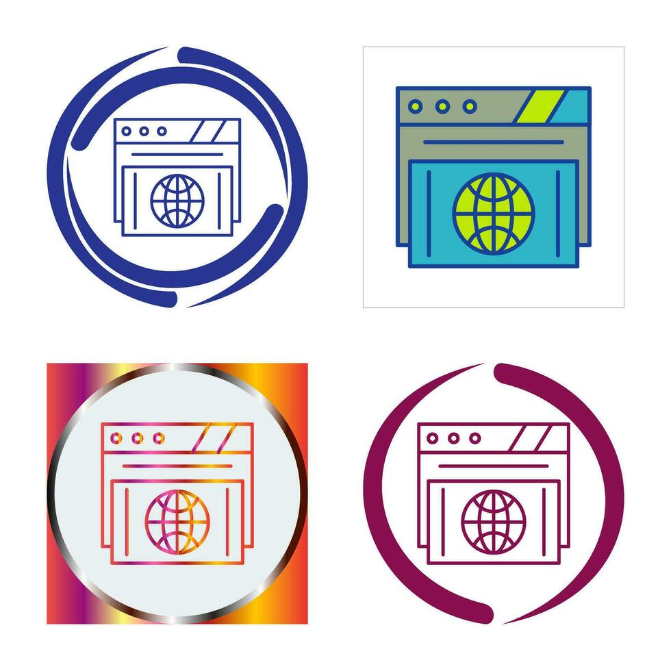 Browser Vector Icon