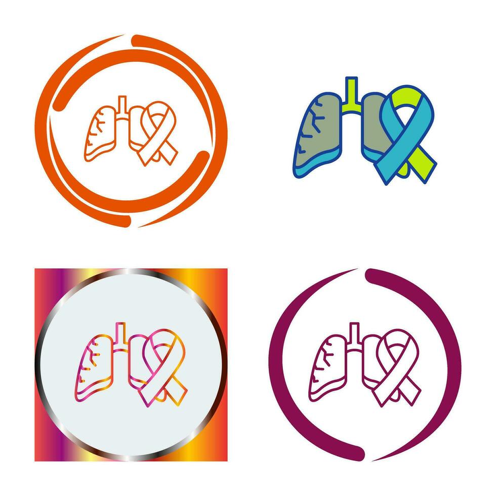 icono de vector de cáncer