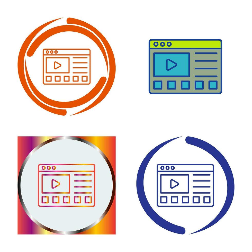 Online Tutorials Vector Icon