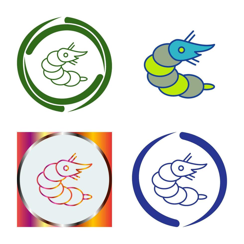 Shrimp Vector Icon