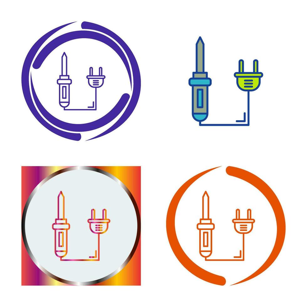 Soldering Iron Vector Icon