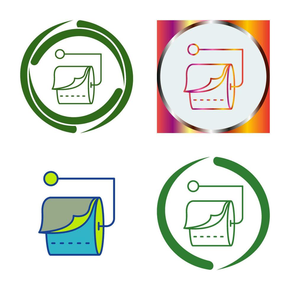 Tissue Roll Vector Icon