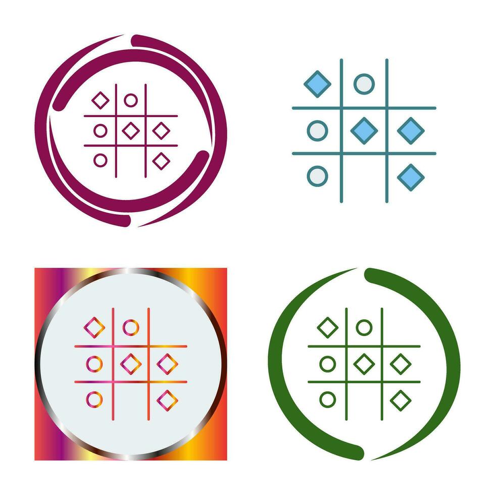 Tic Tac Toe Vector Icon