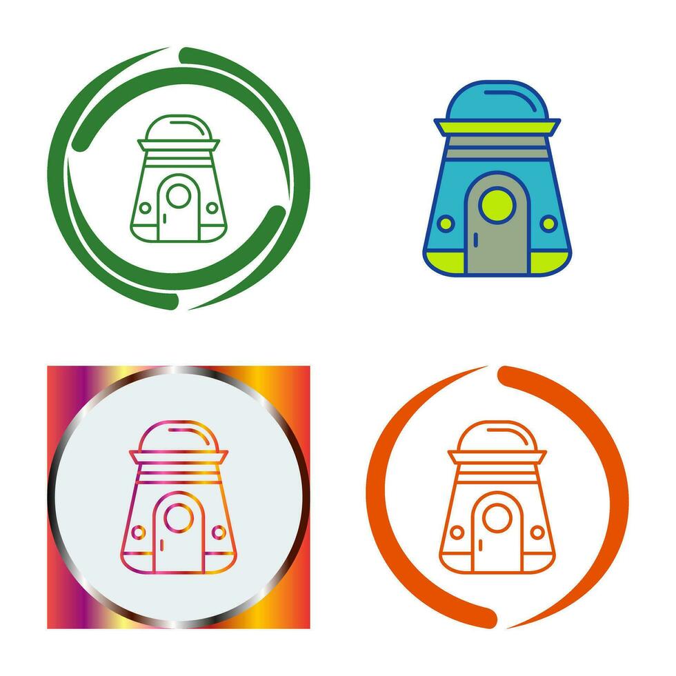 Space Capsule Vector Icon