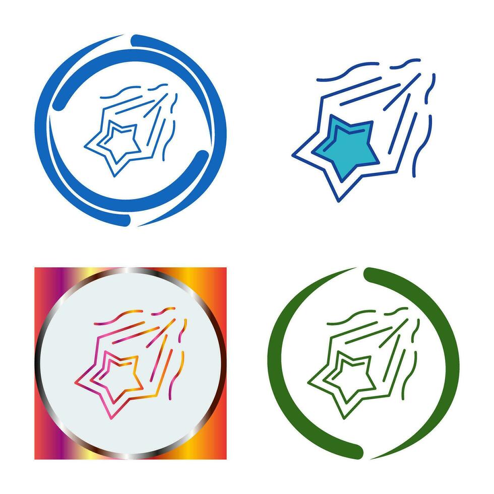 Shooting Star Vector Icon