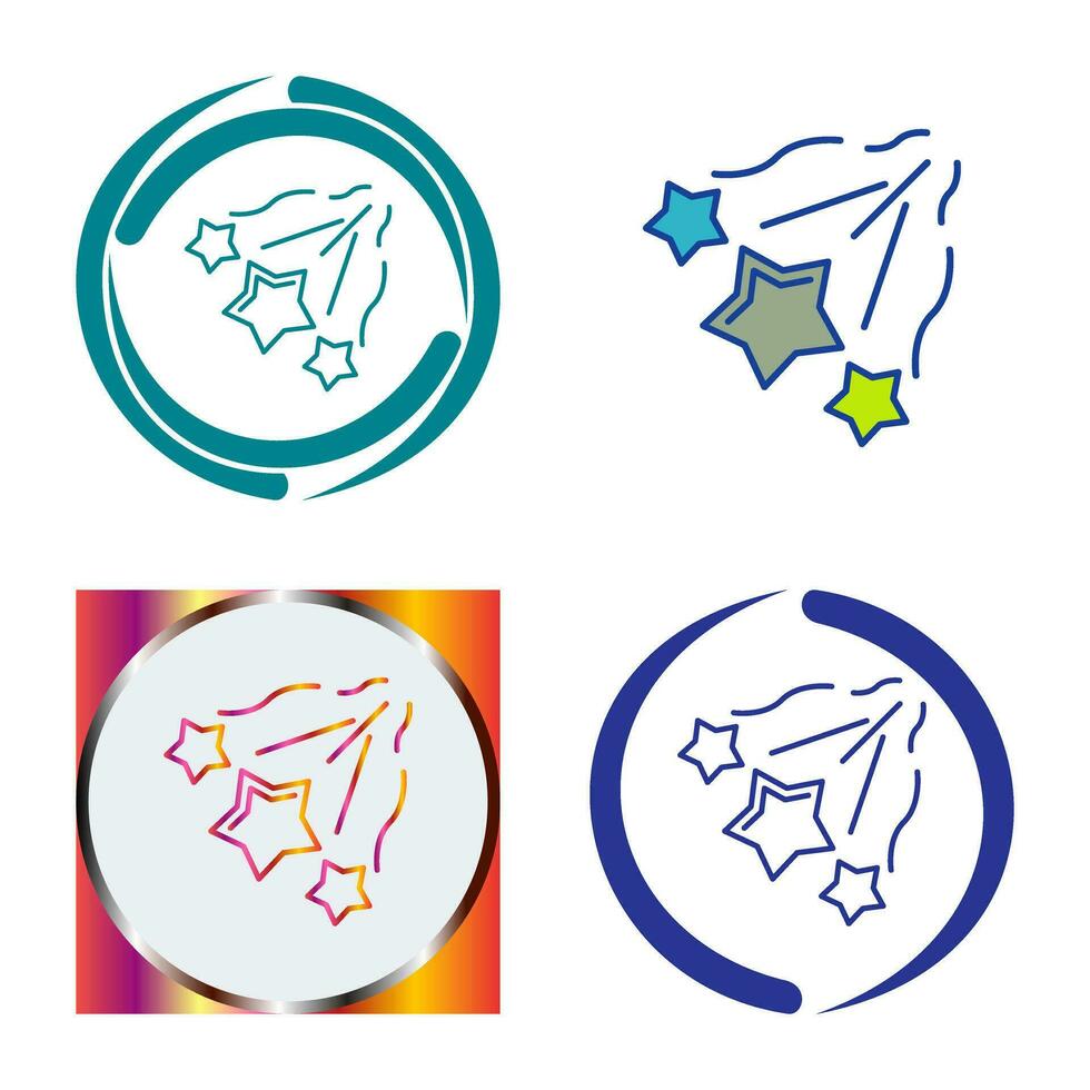 Falling Stars Vector Icon
