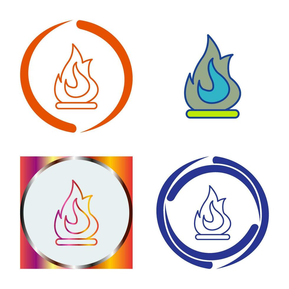 icono de vector de fuego