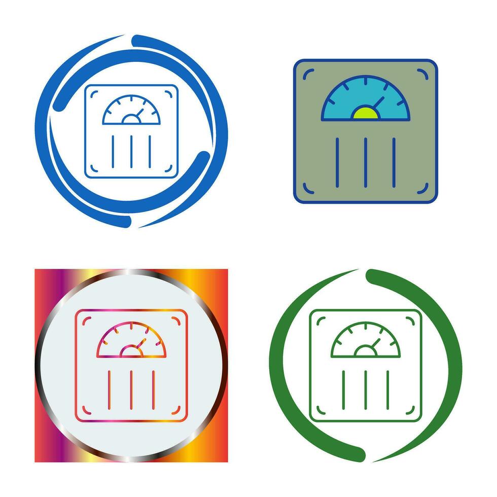 Weight Scale Vector Icon