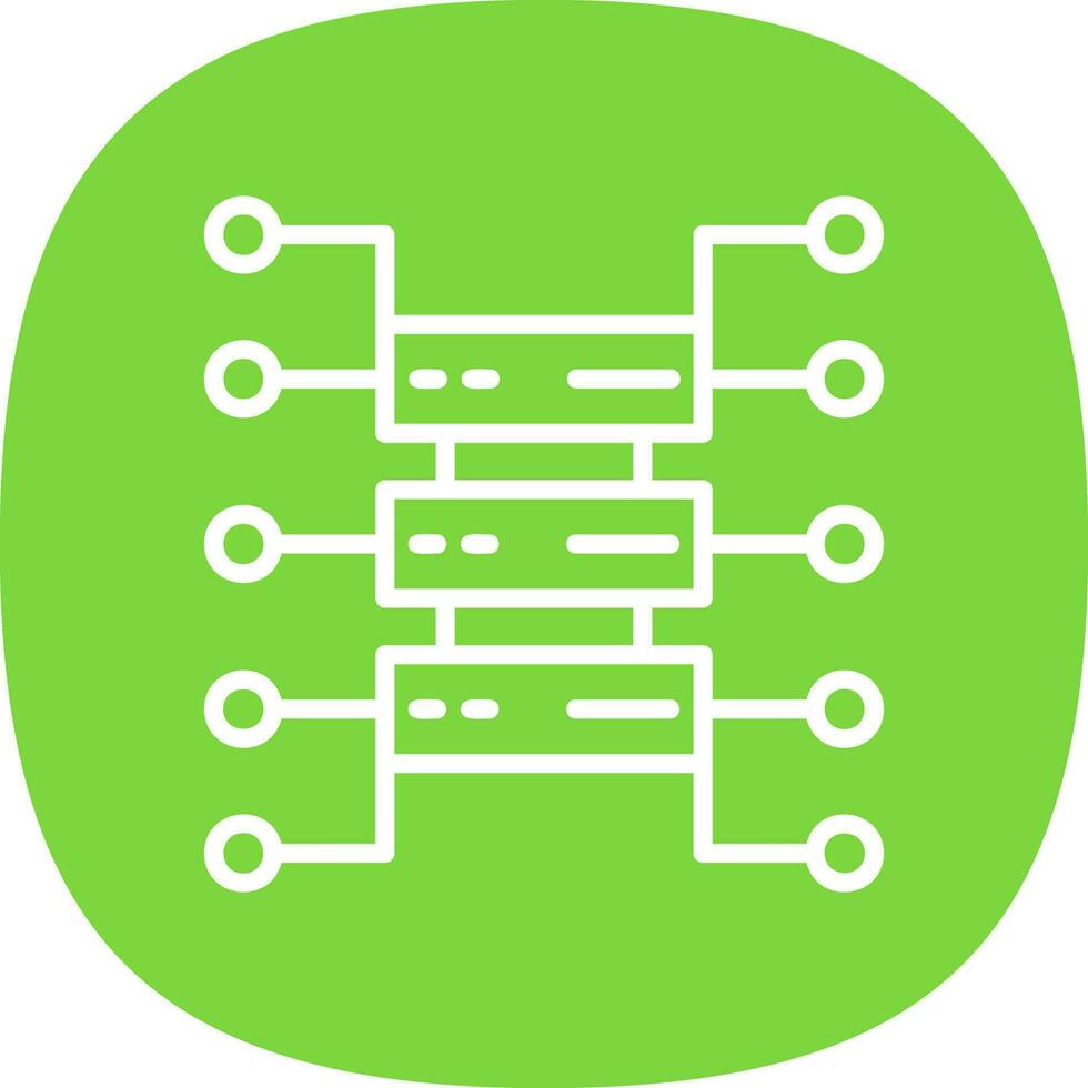 Organizational Structure Vector Icon Design