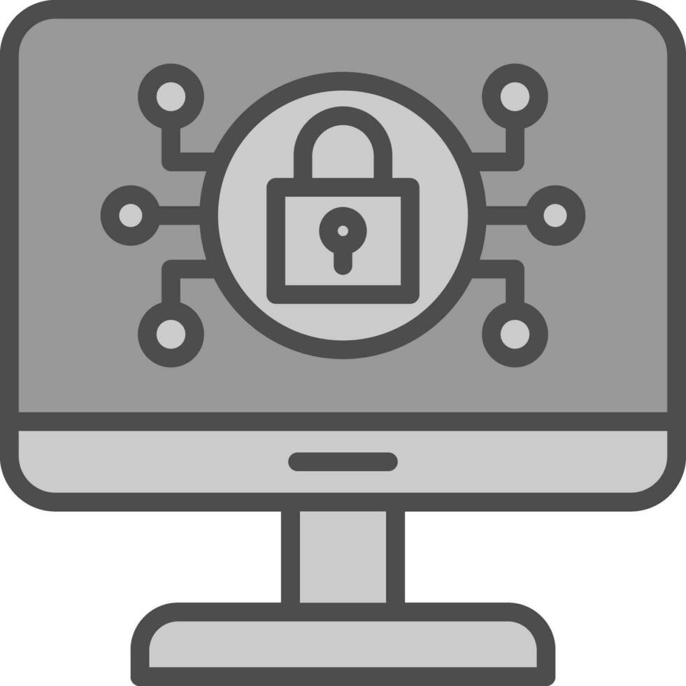 Online Security Risks Vector Icon Design