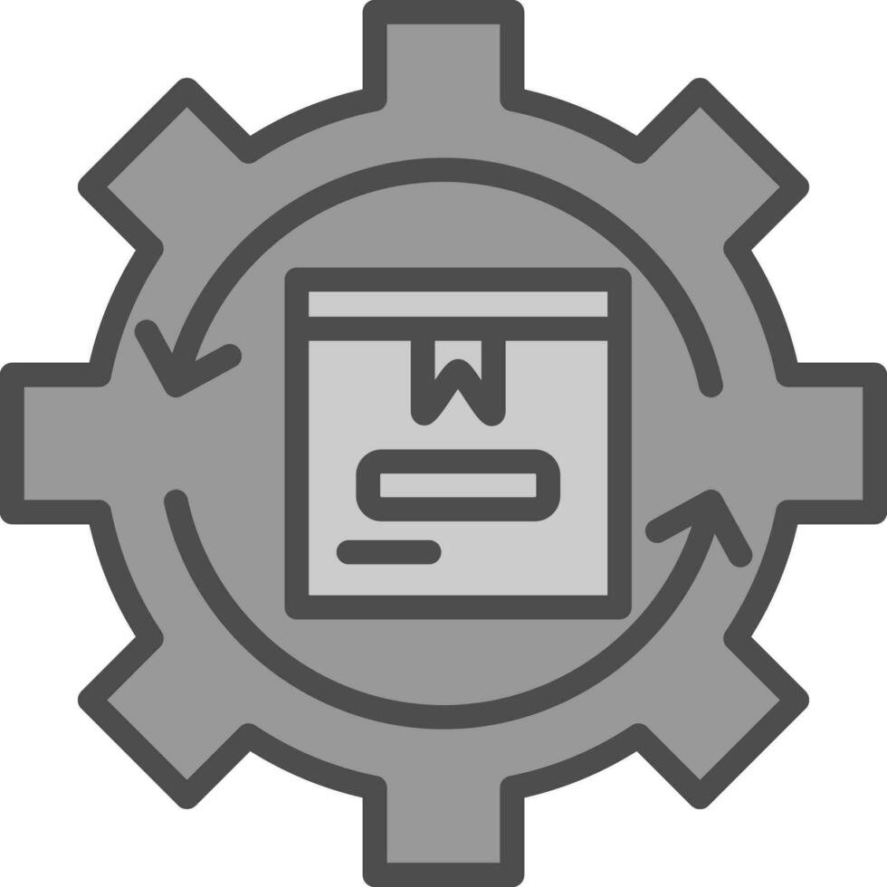 Supply Chain Complexity Vector Icon Design