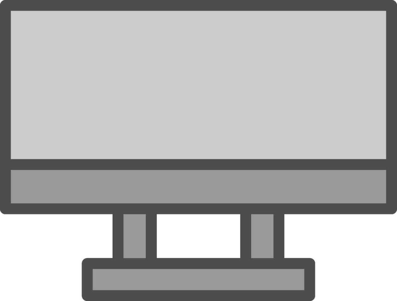 Monitor Screen Vector Icon Design
