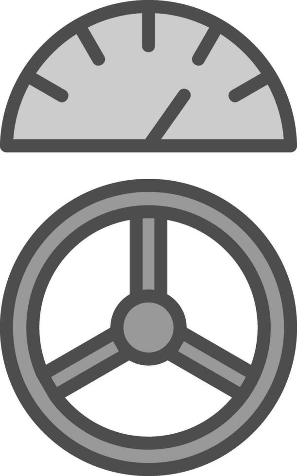 Driving Control Vector Icon Design