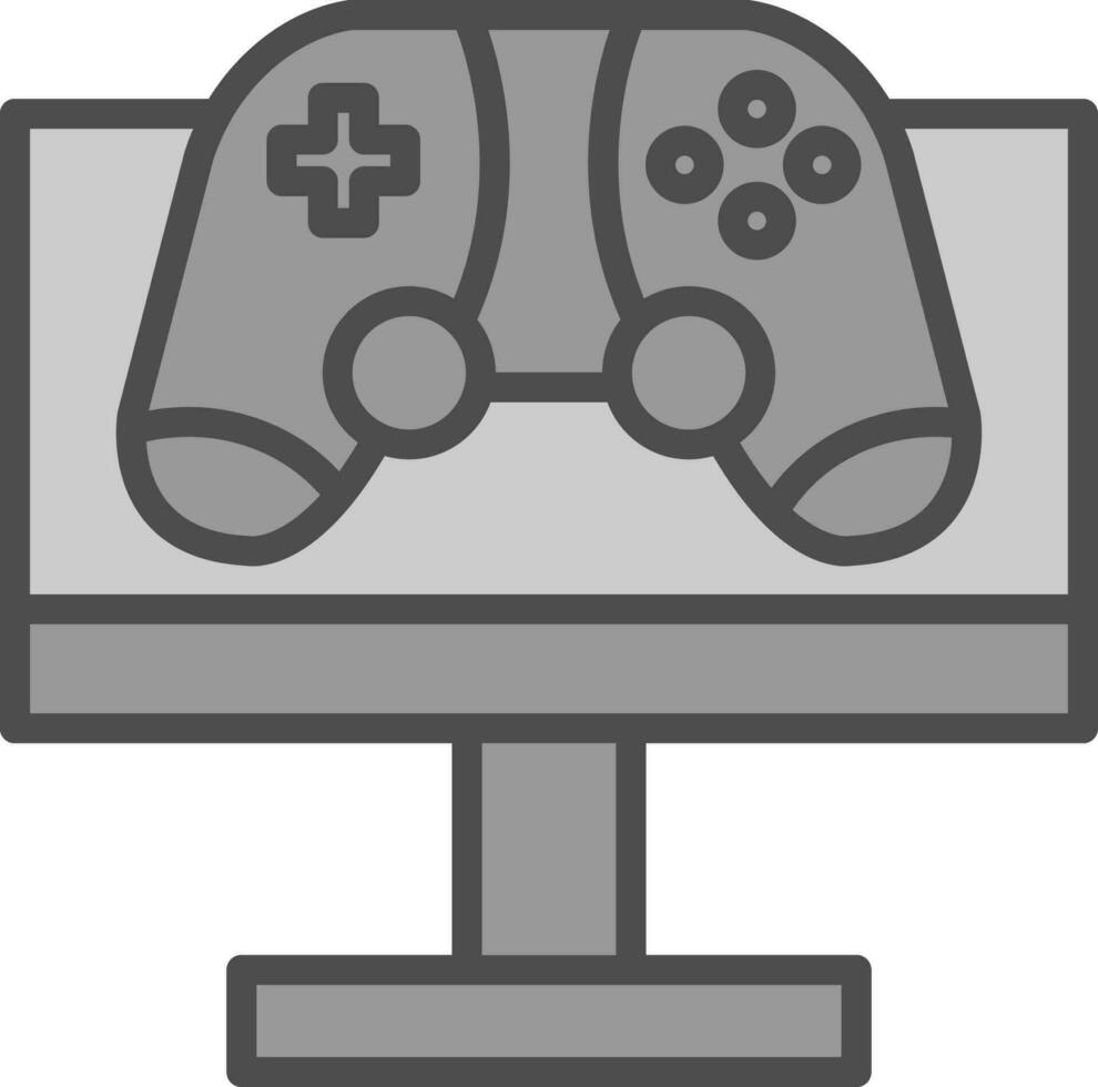 Monitor Screen Vector Icon Design