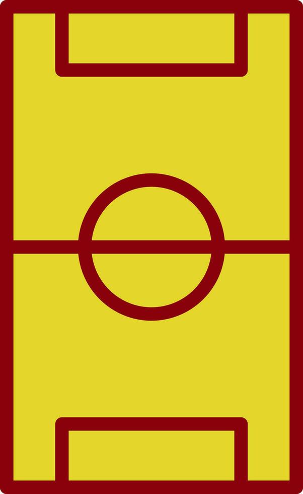 Football Pitch Vector Icon Design