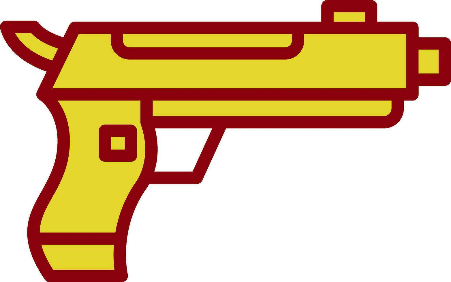 diseño de icono de vector de pistola