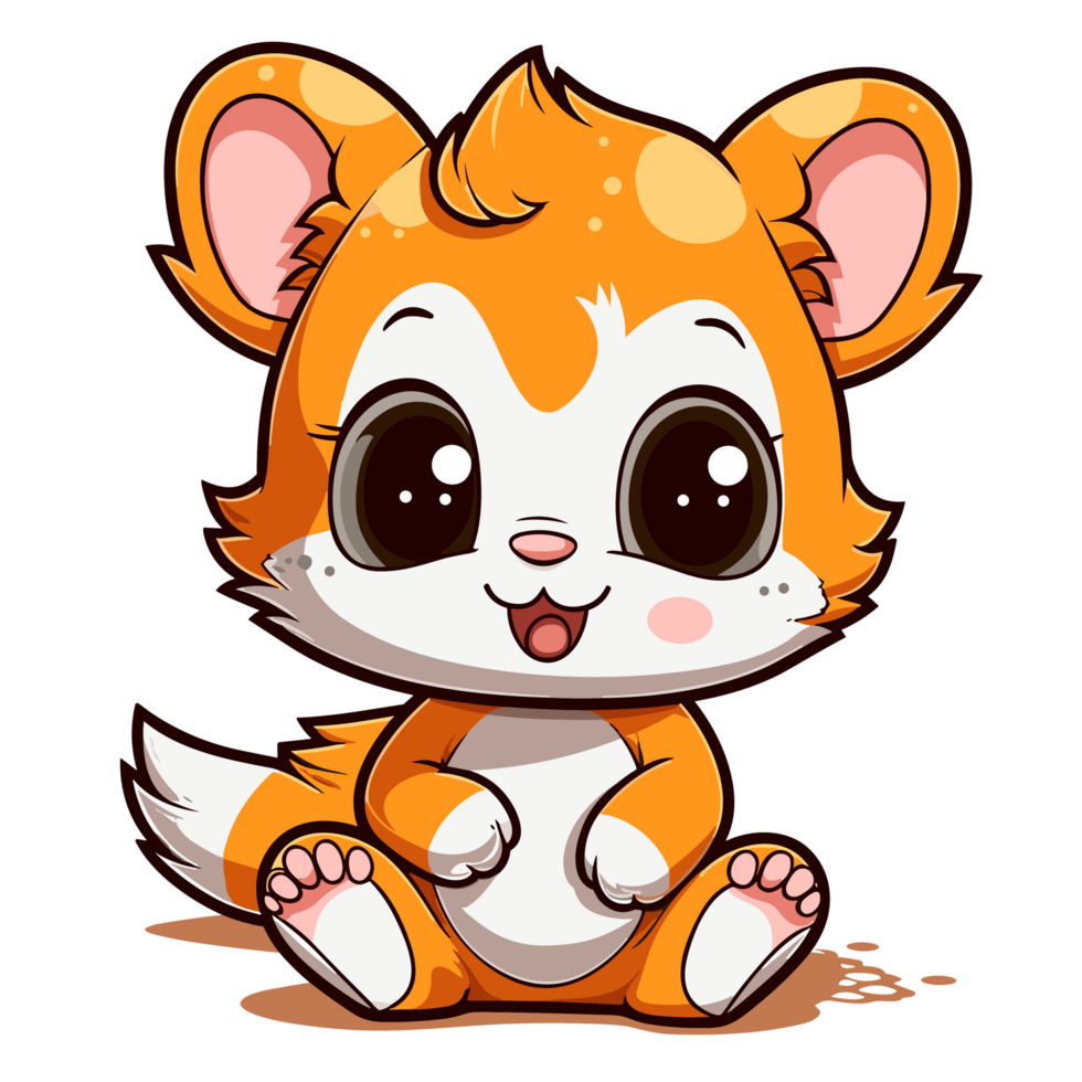 Beautiful Squirrel Clipart - Ai Generative png