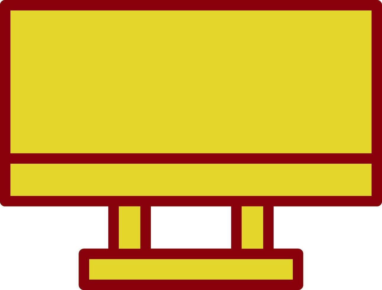 Monitor Screen Vector Icon Design