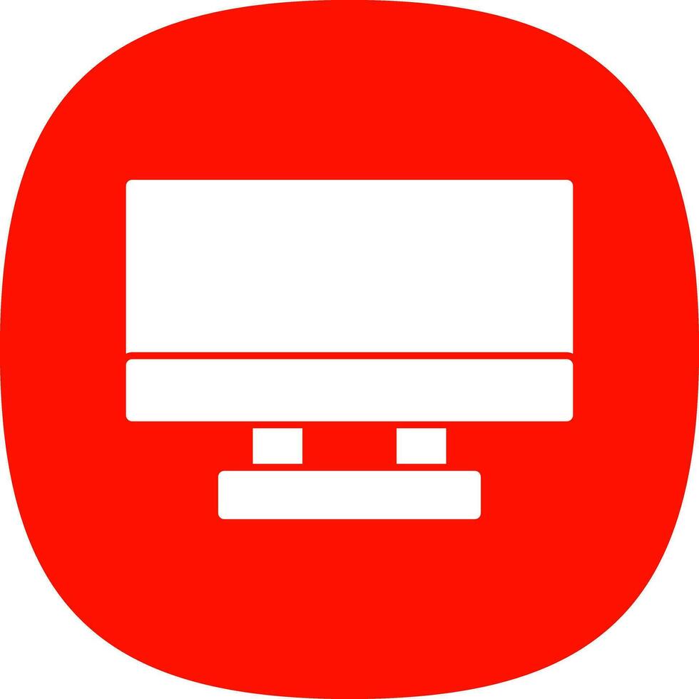 Monitor Screen Vector Icon Design