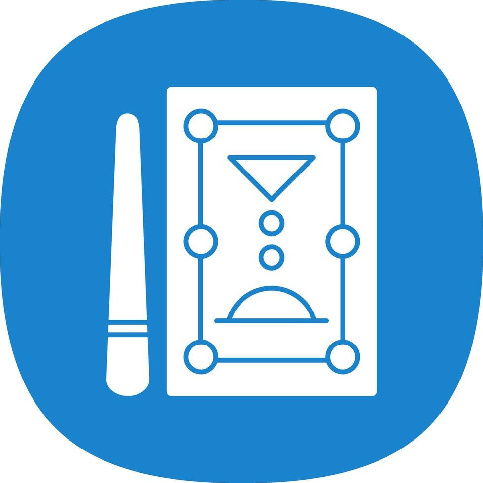 Pool Table Vector Icon Design