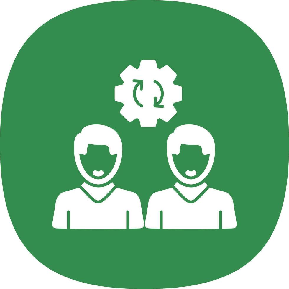 Change Management Vector Icon Design