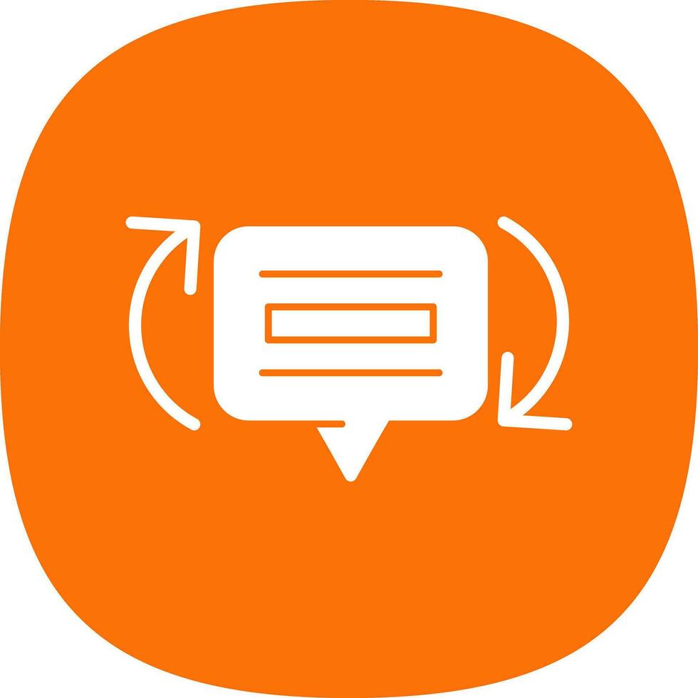 Feedback Loops Vector Icon Design