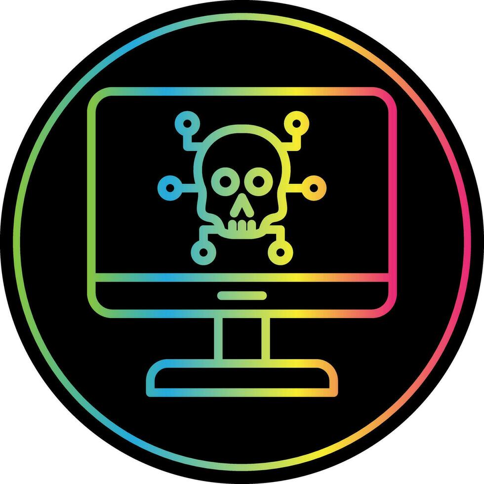 Cyber Attacks Vector Icon Design