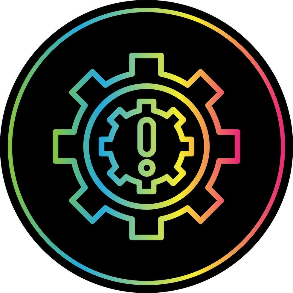 Automation Disruption Vector Icon Design