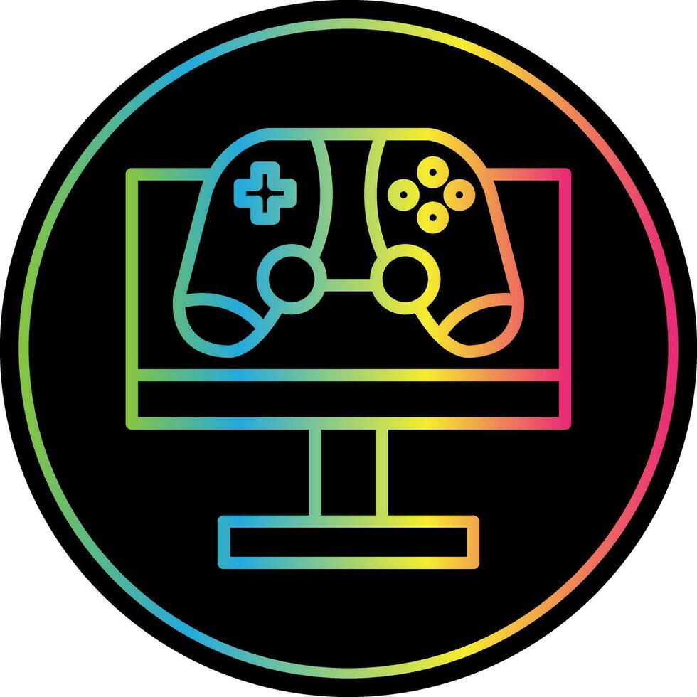 Monitor Screen Vector Icon Design