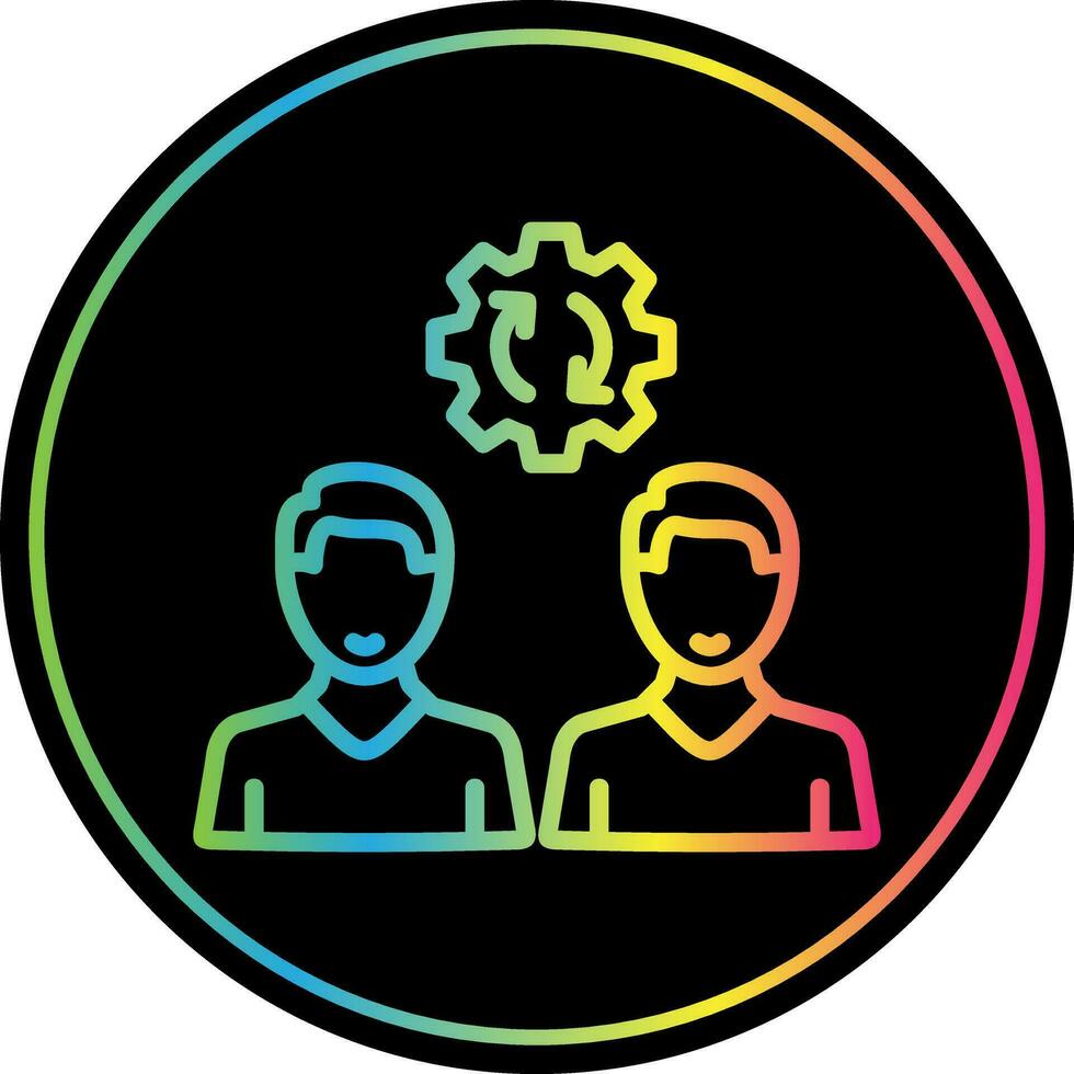 Change Management Vector Icon Design