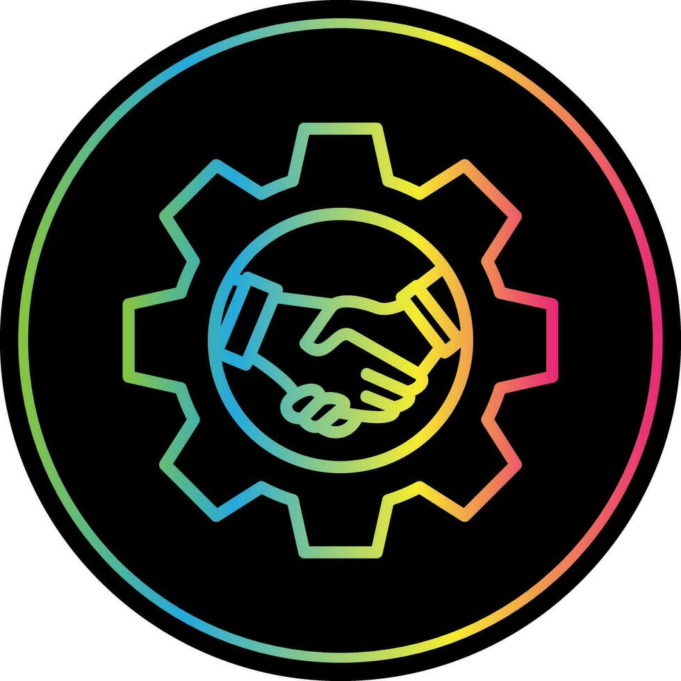 Strategic Partnerships Vector Icon Design