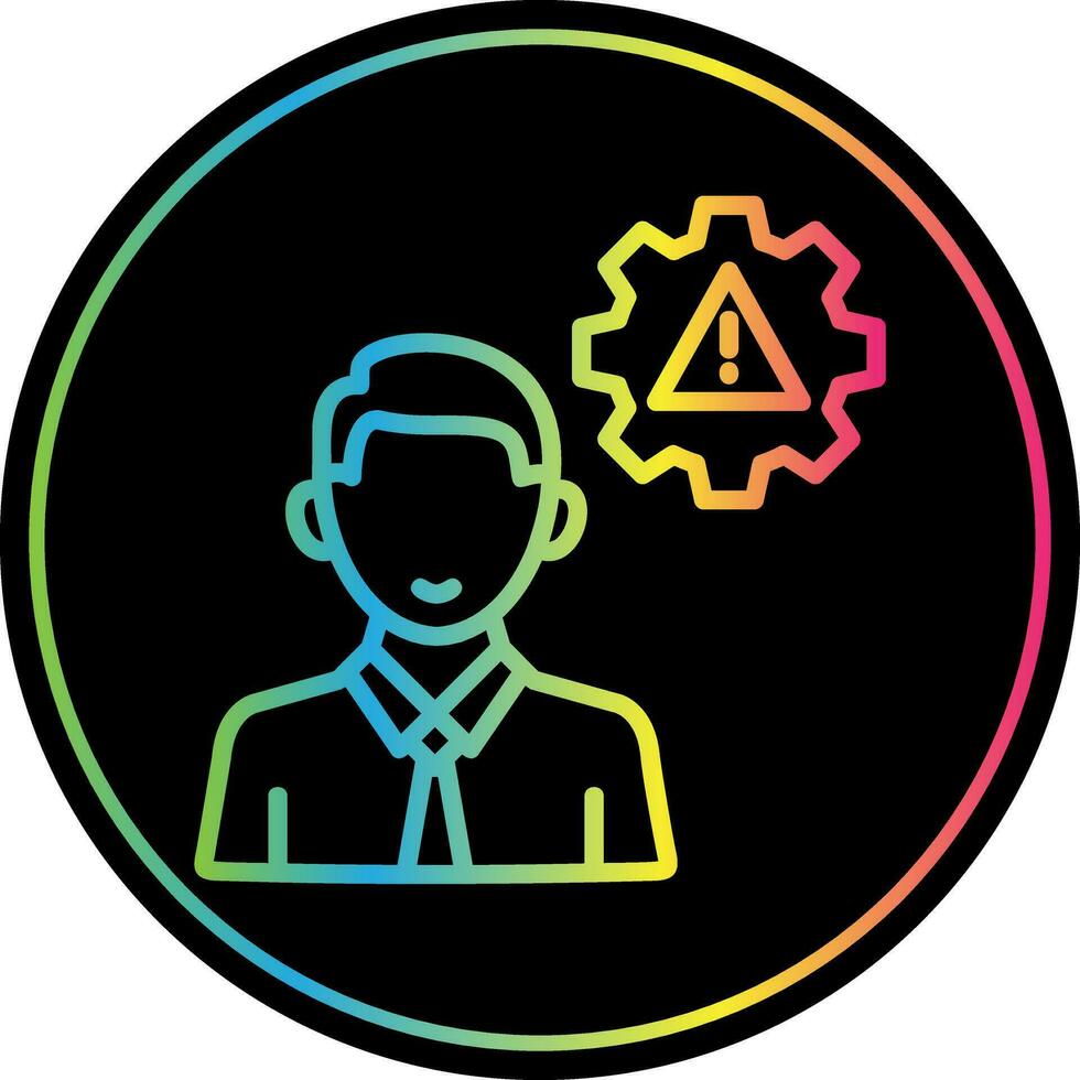 Risk Management Vector Icon Design