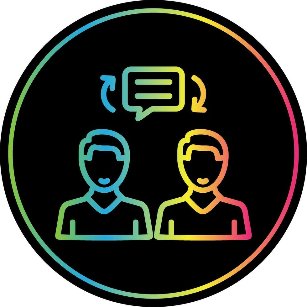 Coaching and Mentoring Vector Icon Design