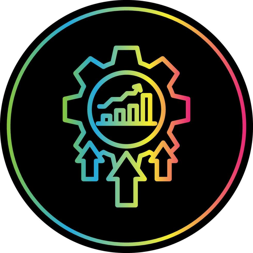 Continuous Improvement Vector Icon Design